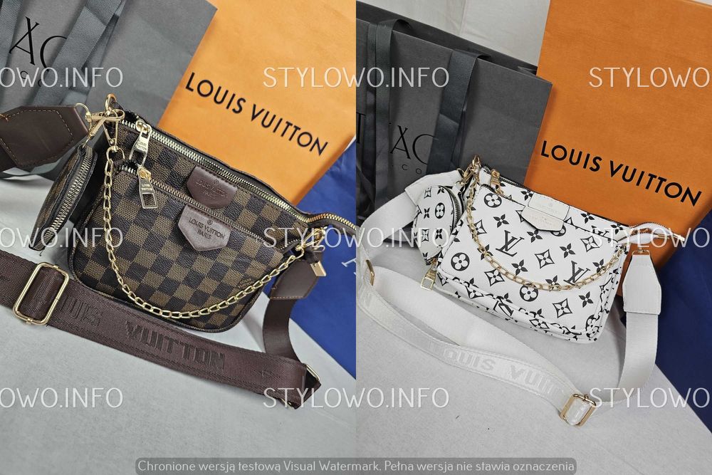 Torebka LV Louis Vuitton trzy w jednym monogram kratka Hit Premium