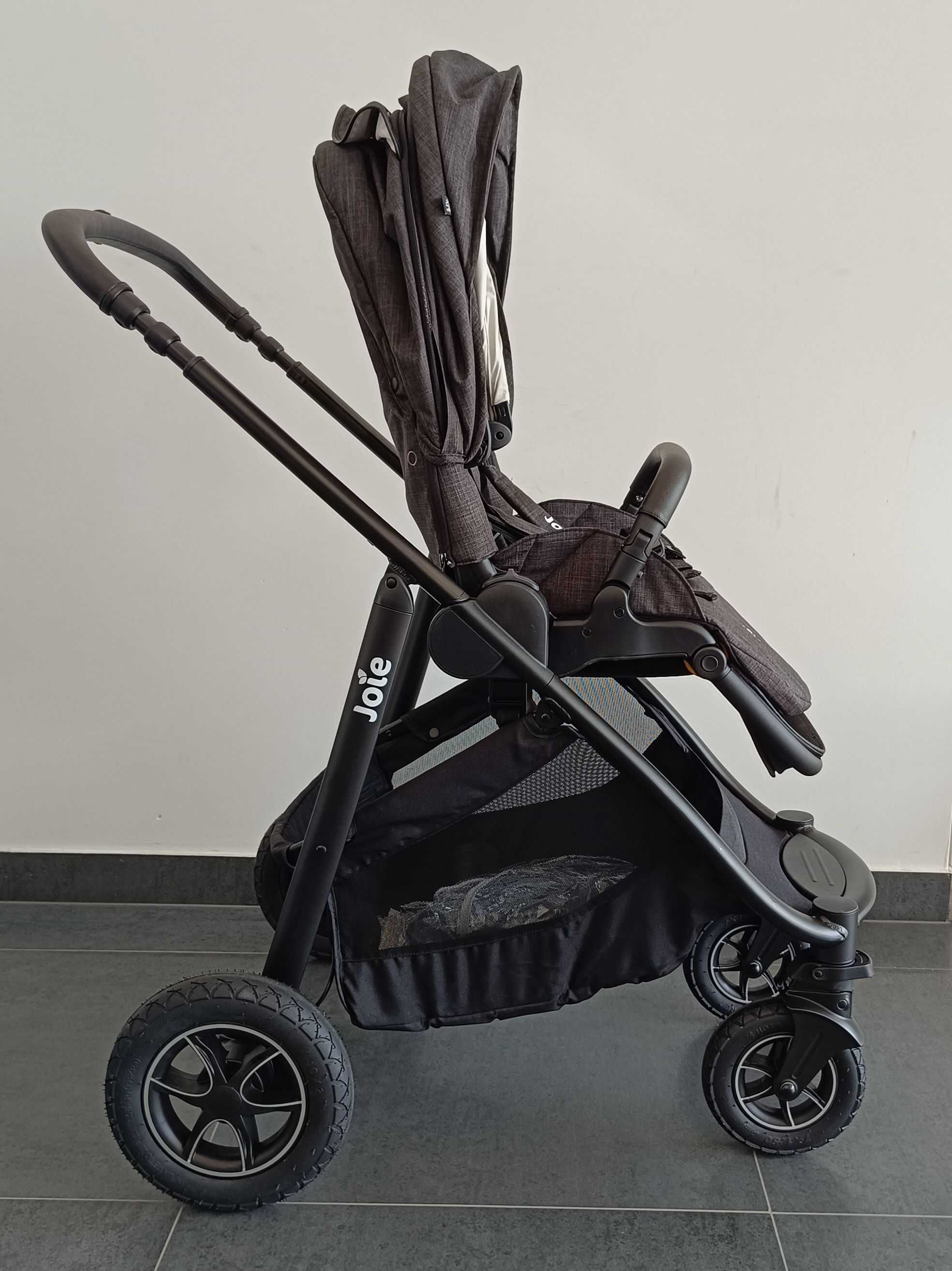 Joie Versatrax zestaw 3w1 Pavement/Shell Grey
