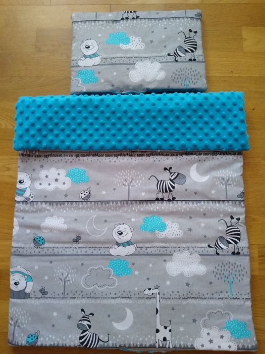 Komplet kocyk 55x75cm + poduszka 35x25cm