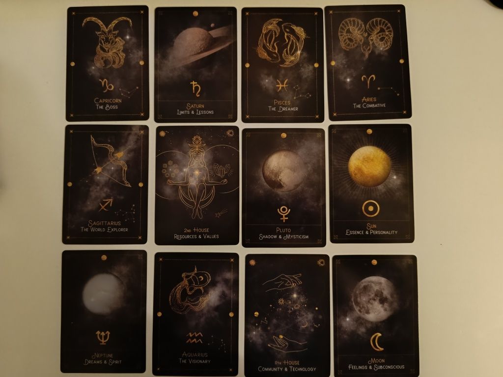 Astro cards Oracle Tanja Brock karty wyroczni