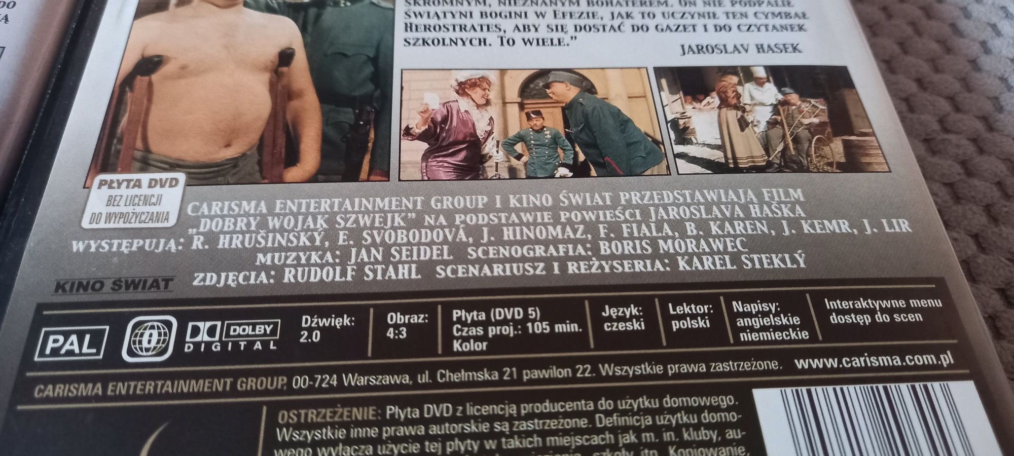 Dobry wojak Szwejk,  melduje posłusznie 2x dvd