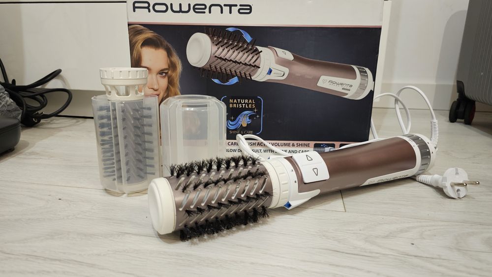 Suszarko lokówka obrotowa Rowenta 2 szczotki