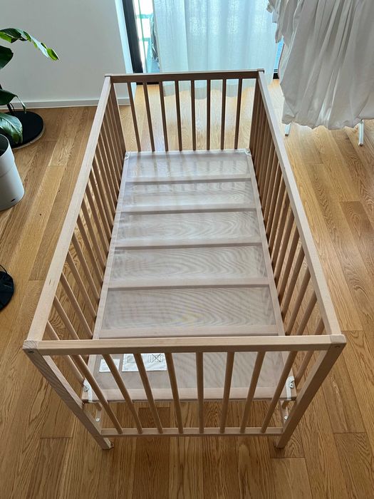 Berço IKEA Sniglar com colchão 60x120 cm