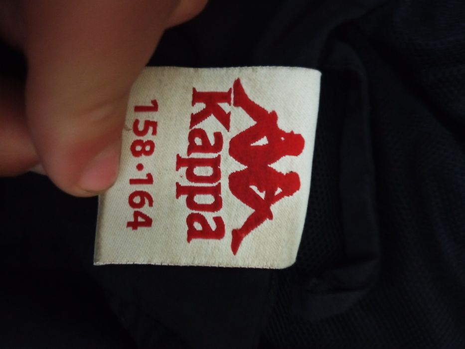 Куртка анорак kappa черного цвета