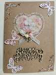 Kartka urodzinowa handmade
