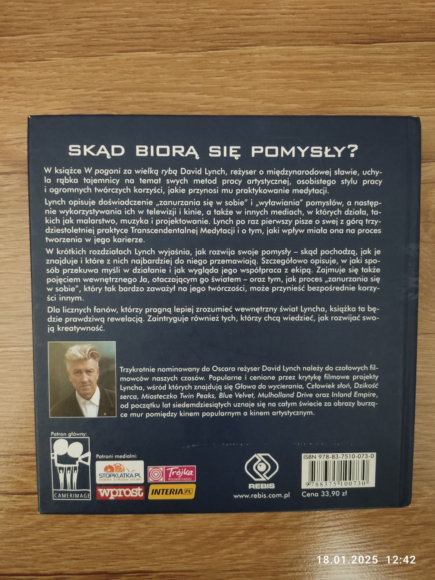 W pogoni za wielką rybą David Lynch medytacja świadomość tworzenie