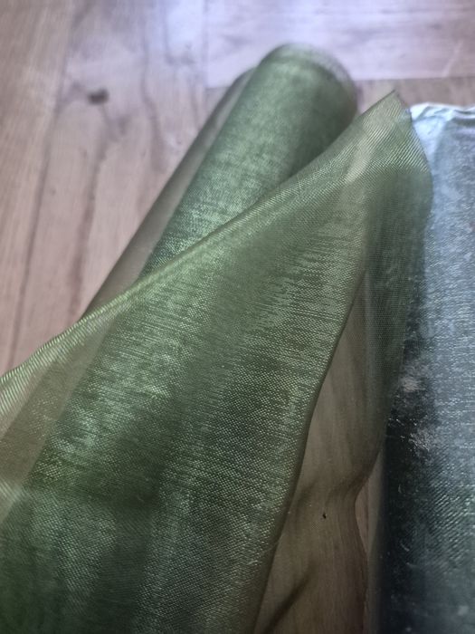 Organza zielona w rolce