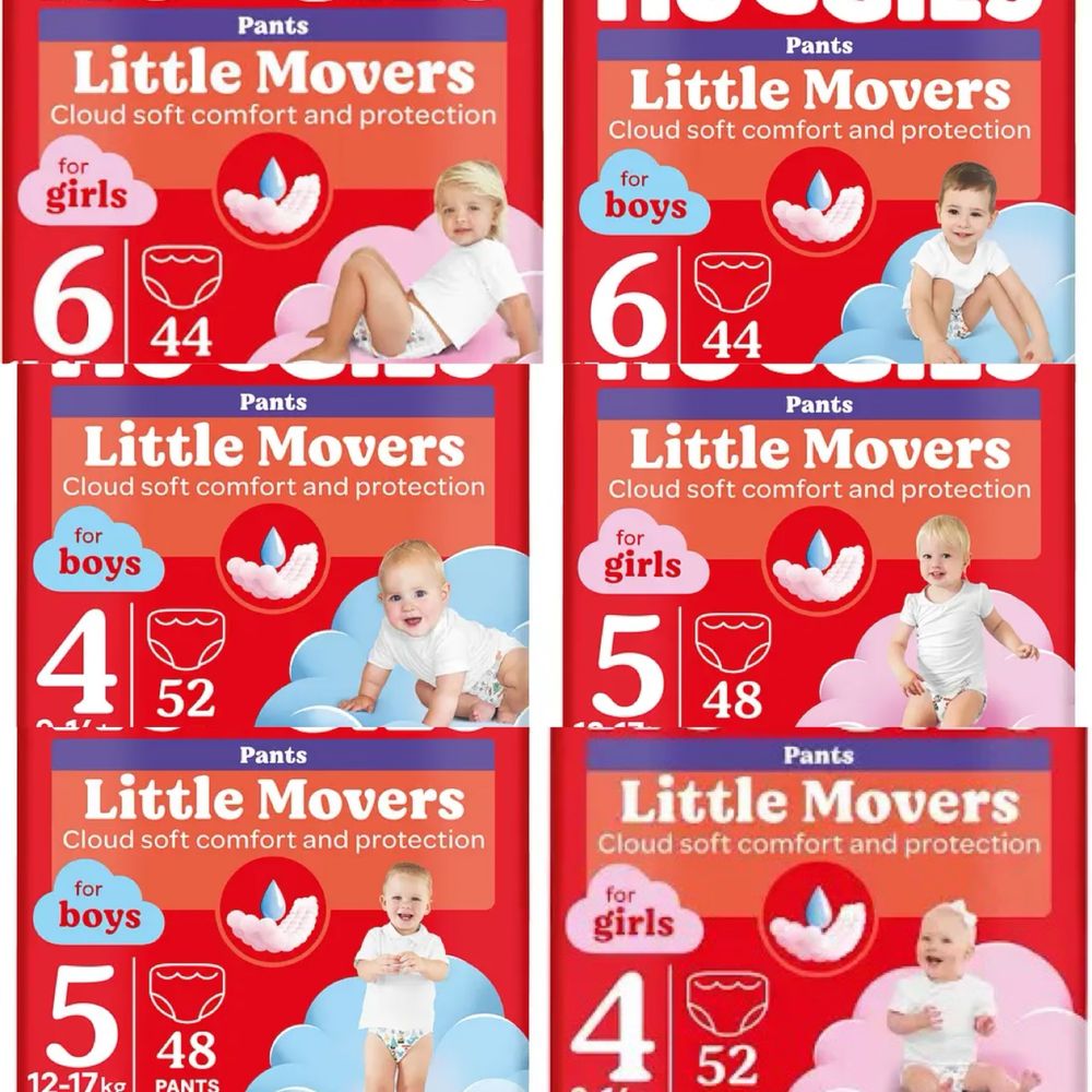Трусики Pampers pents Huggies різні розміри