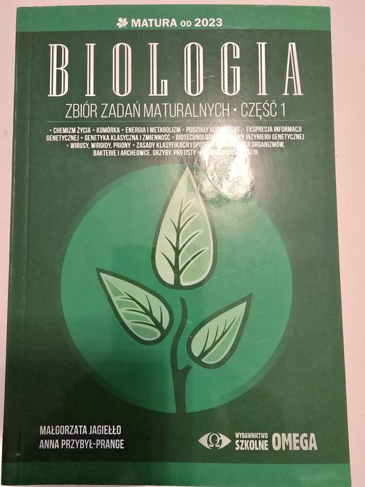 Matura od 2023 Biologia cz. 1