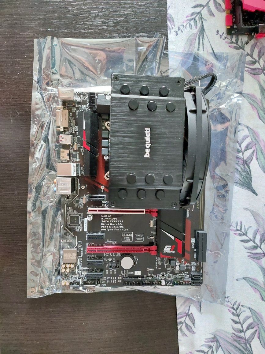Płyta główna gigabyte + procesor Intel i7