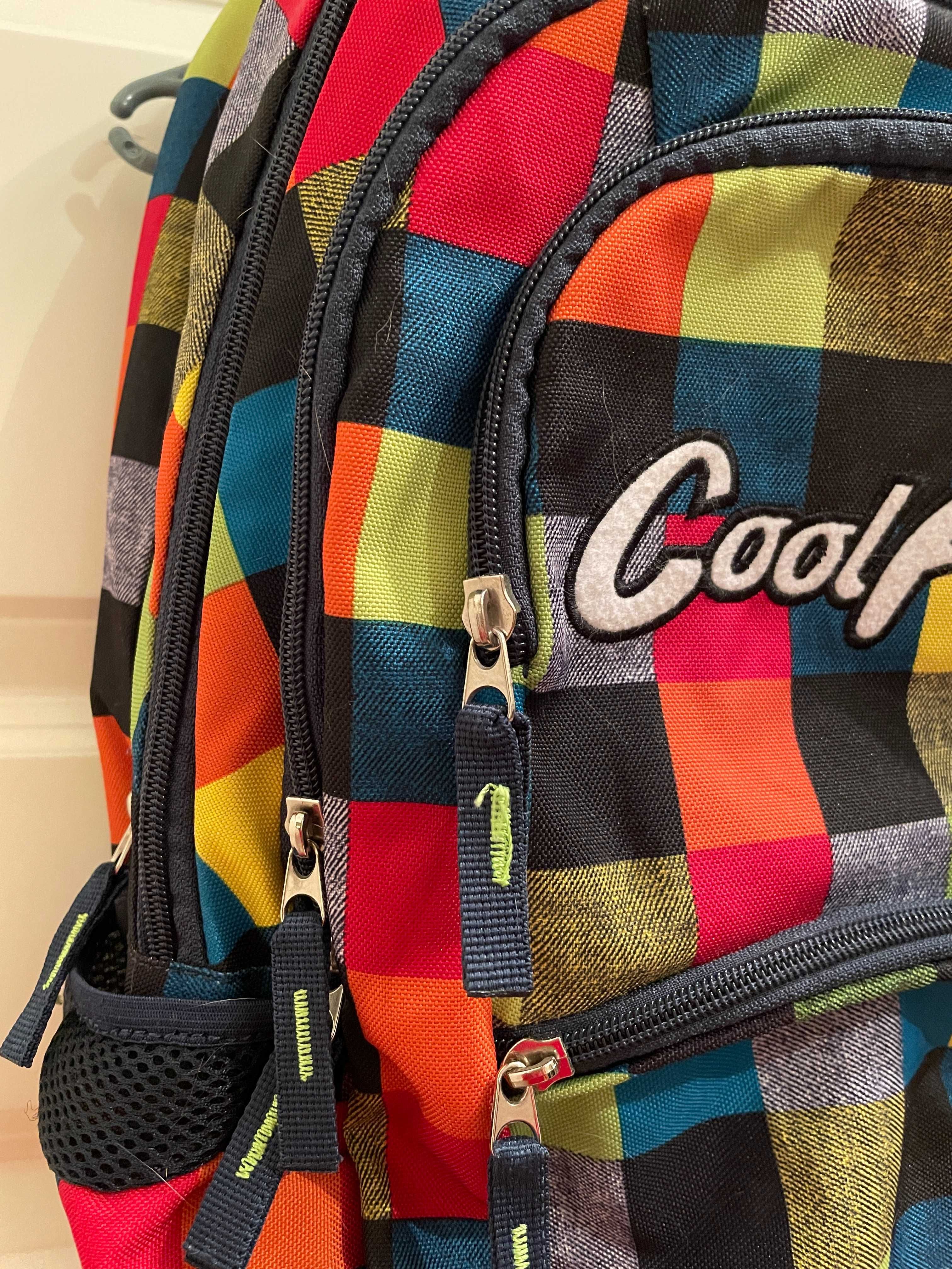 Plecak CoolPack Patio kolorowy krata, stan idealny