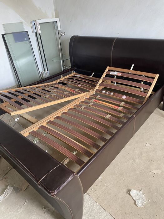 Ліжко шкіряне двохспальне ,  кожаная кровать двухспальная