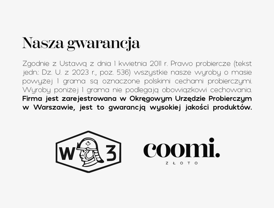 Złoty naszyjnik tenisowy cyrkonie, tenisówka 585, łańcuszek spinacz