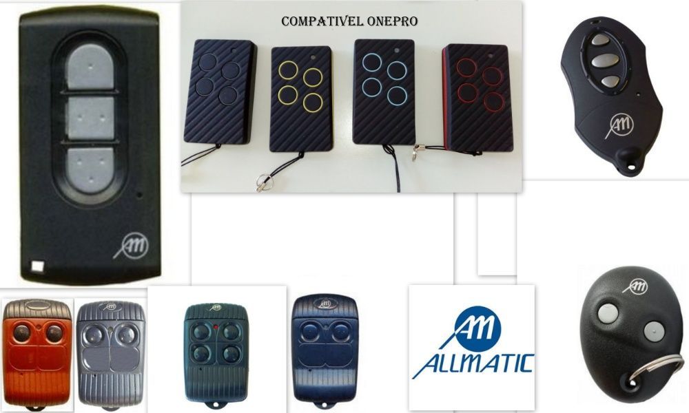 ALLMATIC - Comando de garagem compatível ONEPRO