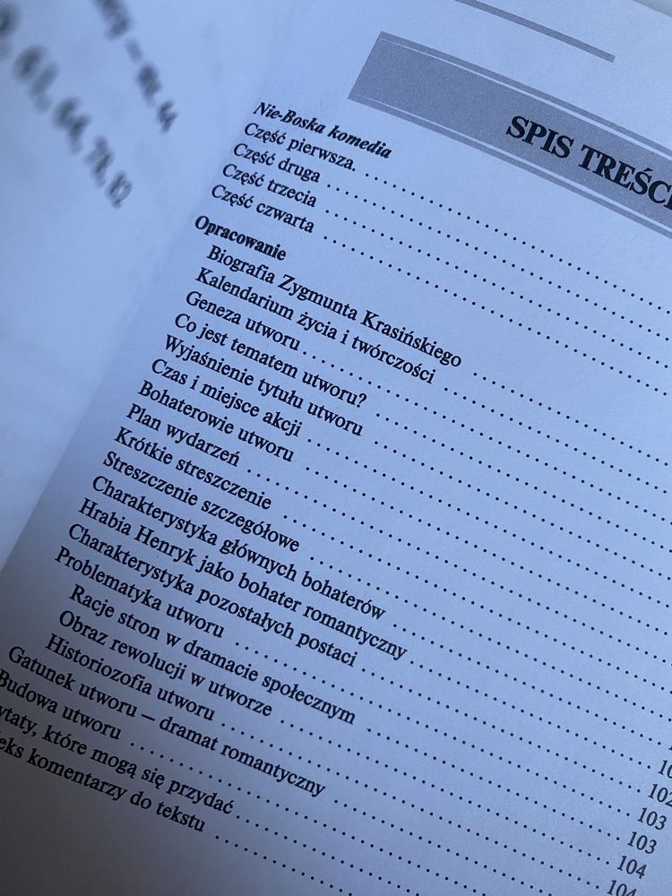 Lektura Nie-boska komedia Zygmunt Krasiński z opracowaniem GREG