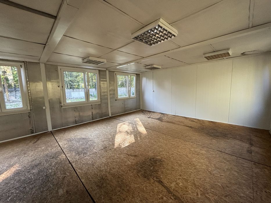 Domek kontenerowy letniskowy, kontener pracowniczy  7,2x5,8m