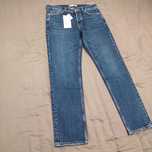 ZARA nowe spodnie jeansowe jeansy slim straight 40 niebieskie