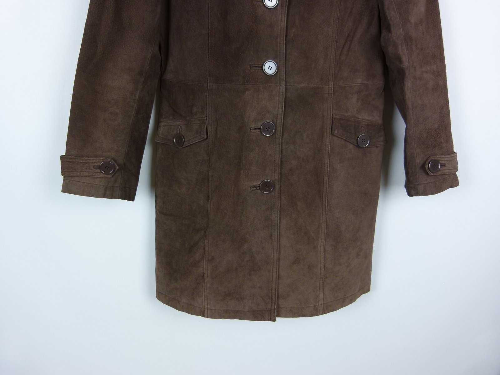 Great Coat skórzany płaszcz leather skóra 14 / 40