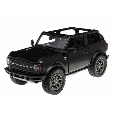 Model 1:34, 2022 Ford Bronco Open Top, Czarny (A11