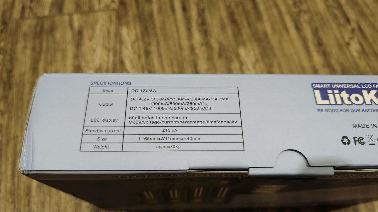 Зарядний пристрій Liitokala Lii-600 з блоком живлення 12V5A