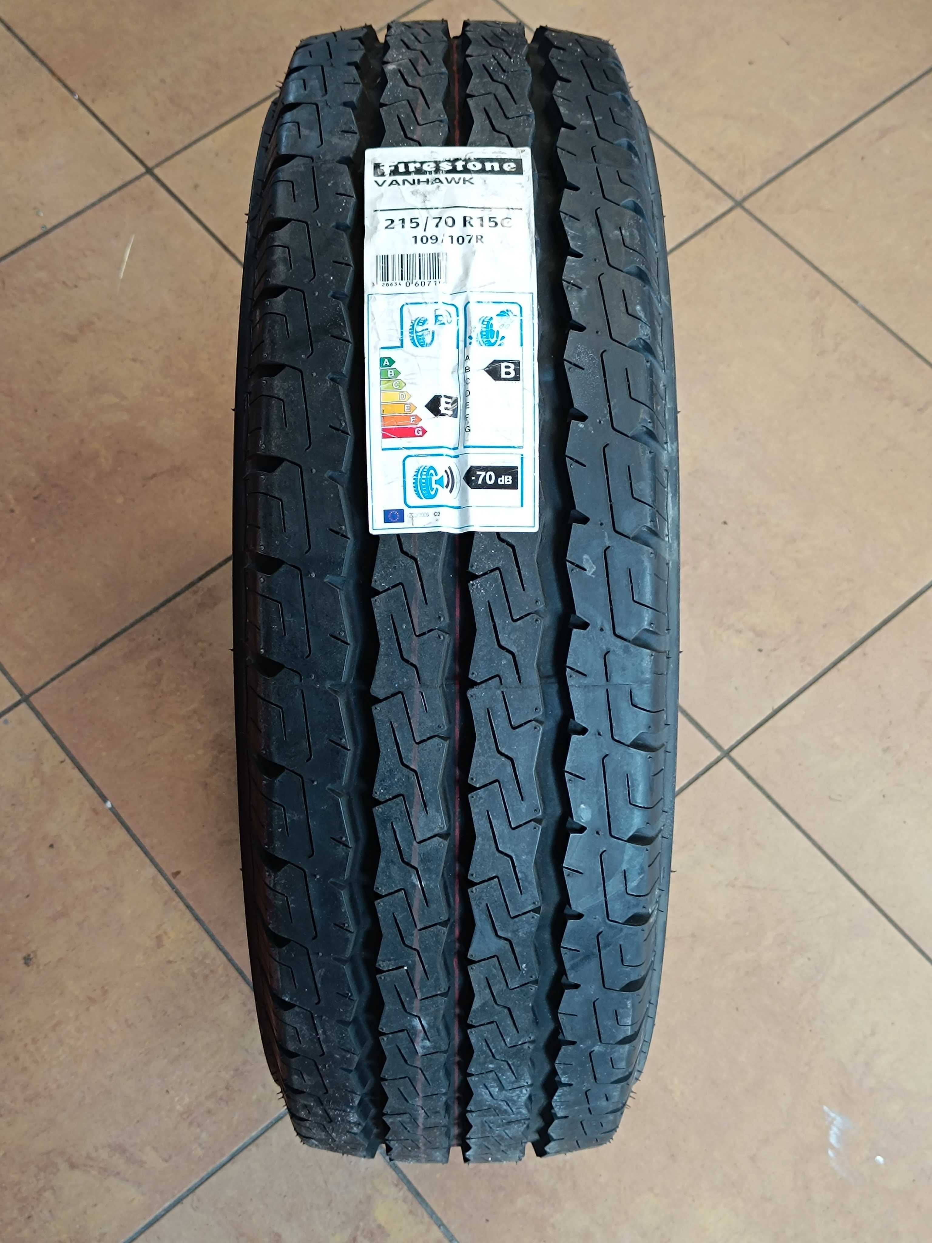 1x 215/70R15C 109/107R Firestone Vanhawk Lato Używana FV Siedlce