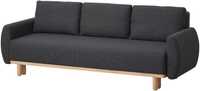 IKEA GRUNNARP Rozkładana sofa 3-osobowa, Gunnared ciemnoszary