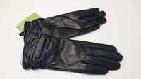 Женские кожаные перчатки 6.5 7 7.5 8 кожа зимние перчатки утепленные