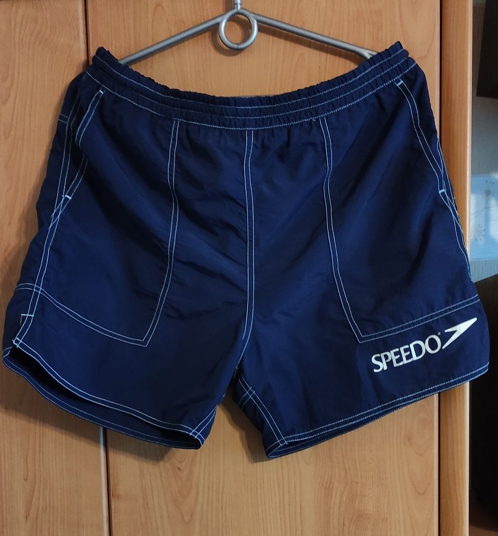 Speedo świetny stan spodenki szorty granatowe oryginalne M/L