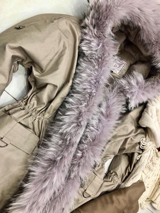 Parka/kurtka Furs Collection Thomas Bieber Jenot Naturalny