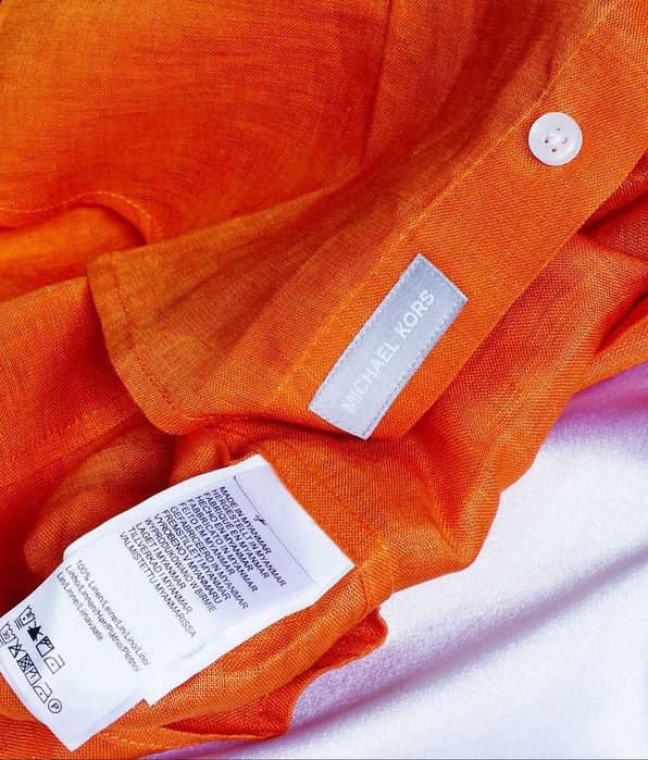 Michael Kors koszula lniana slim XL 44 guess barba napoli ck RRP €340