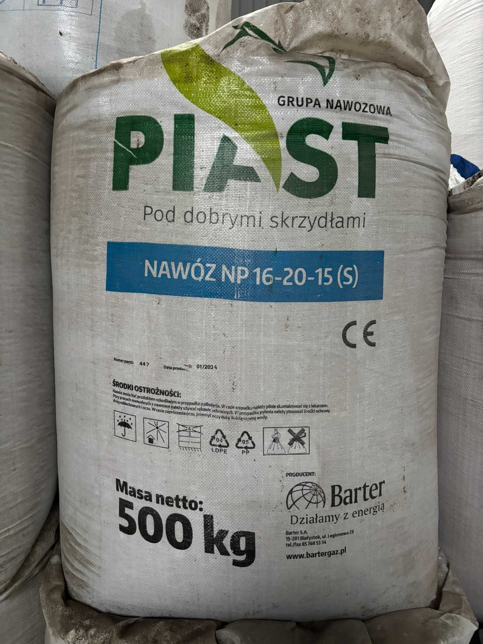 SUPERFOSFAT wzbogacony AZOTEM NP 16-20-15(S)