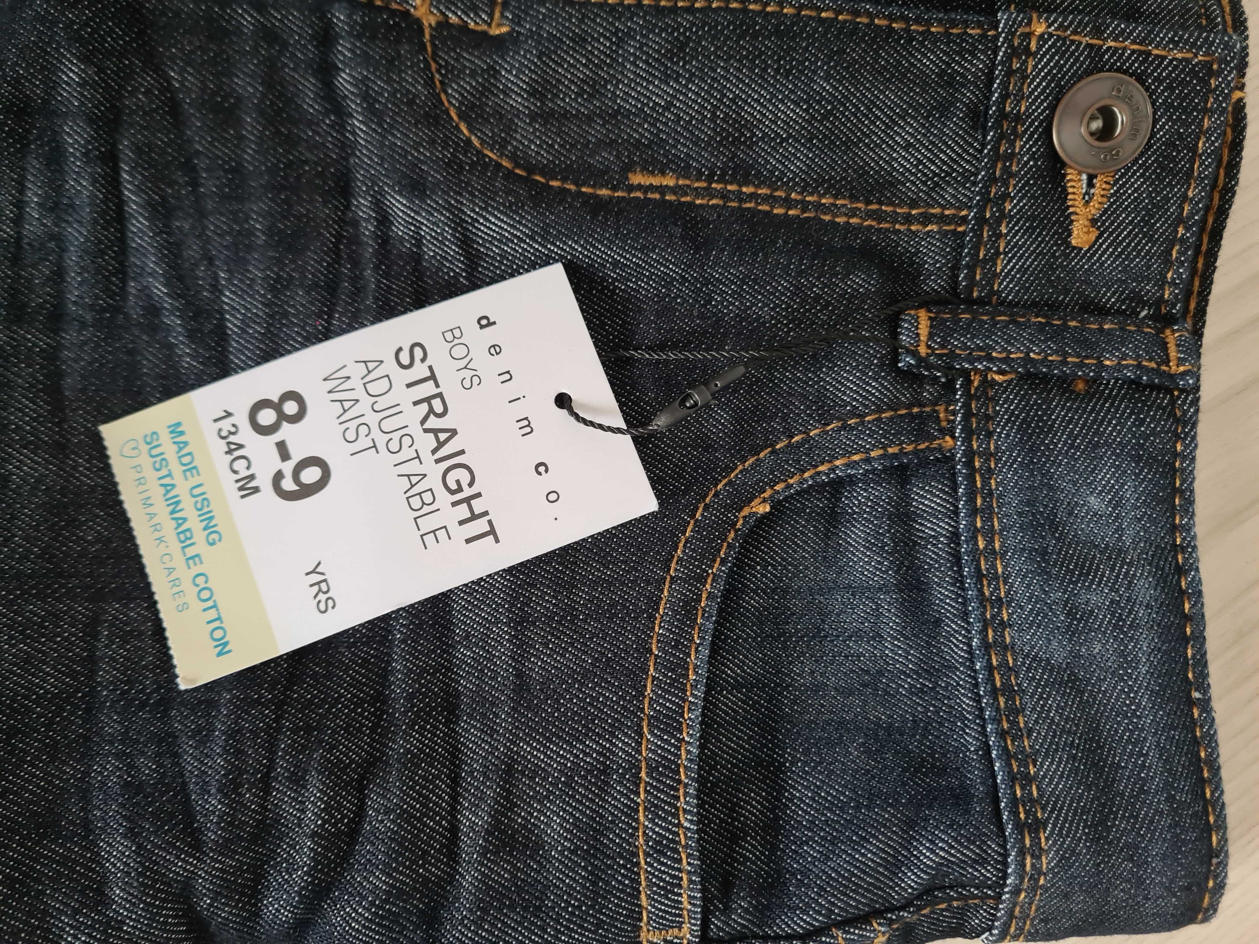 Spodenki szorty nowe primark 134 jeans dżinsowe denim nowe