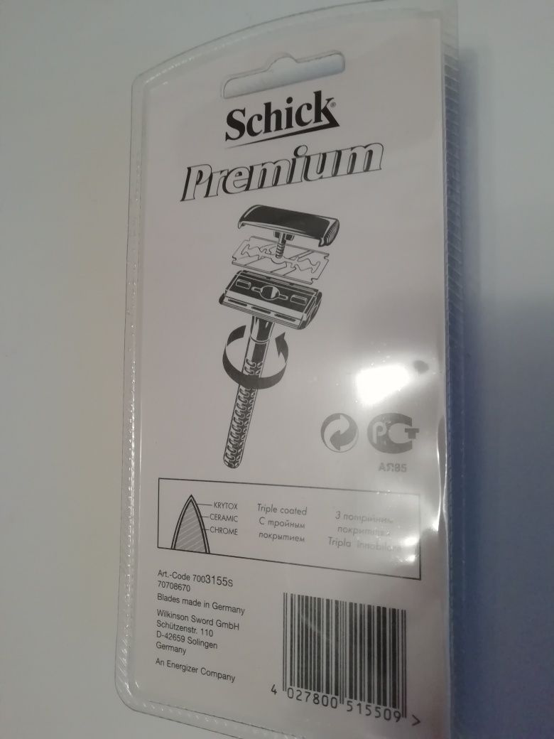 Бритва станок Schick Premium