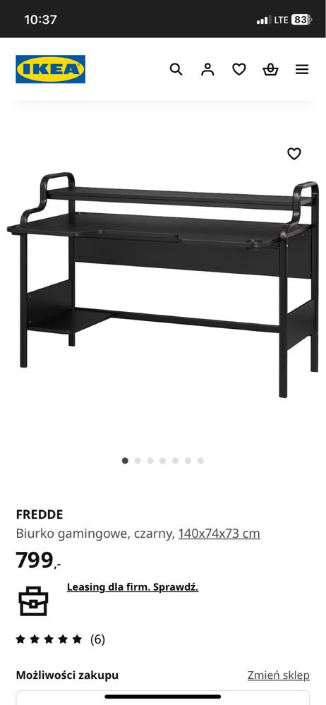 Biurko Fredde  IKEA
