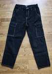Spodnie używane jeansowe  czarne Baggy CROPP