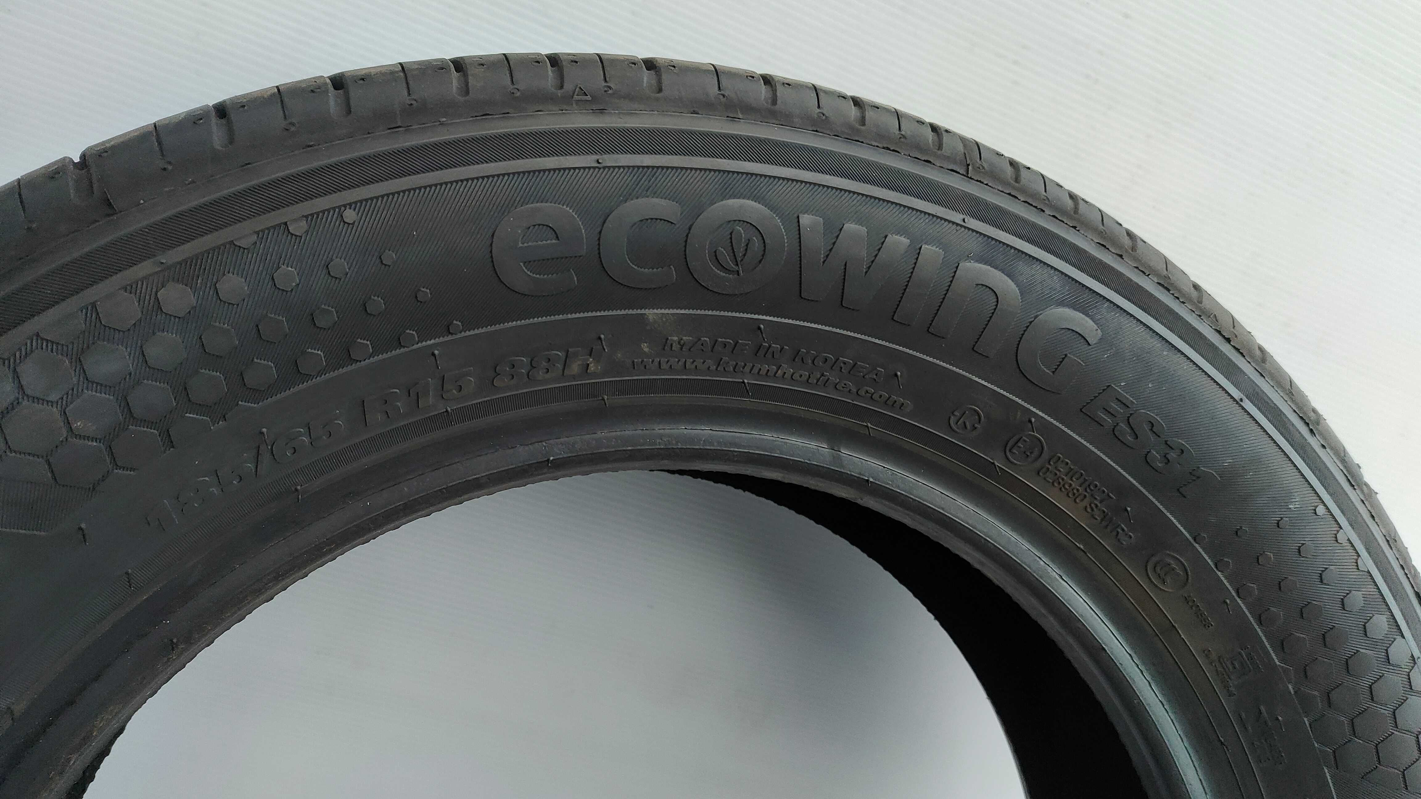 Opony Letnie 185/65/15 Kumho 2022r Jak Nowe Demo MB