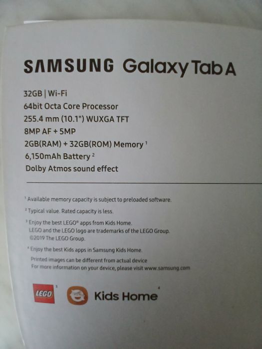 Планшет Samsung Galaxy Tab A