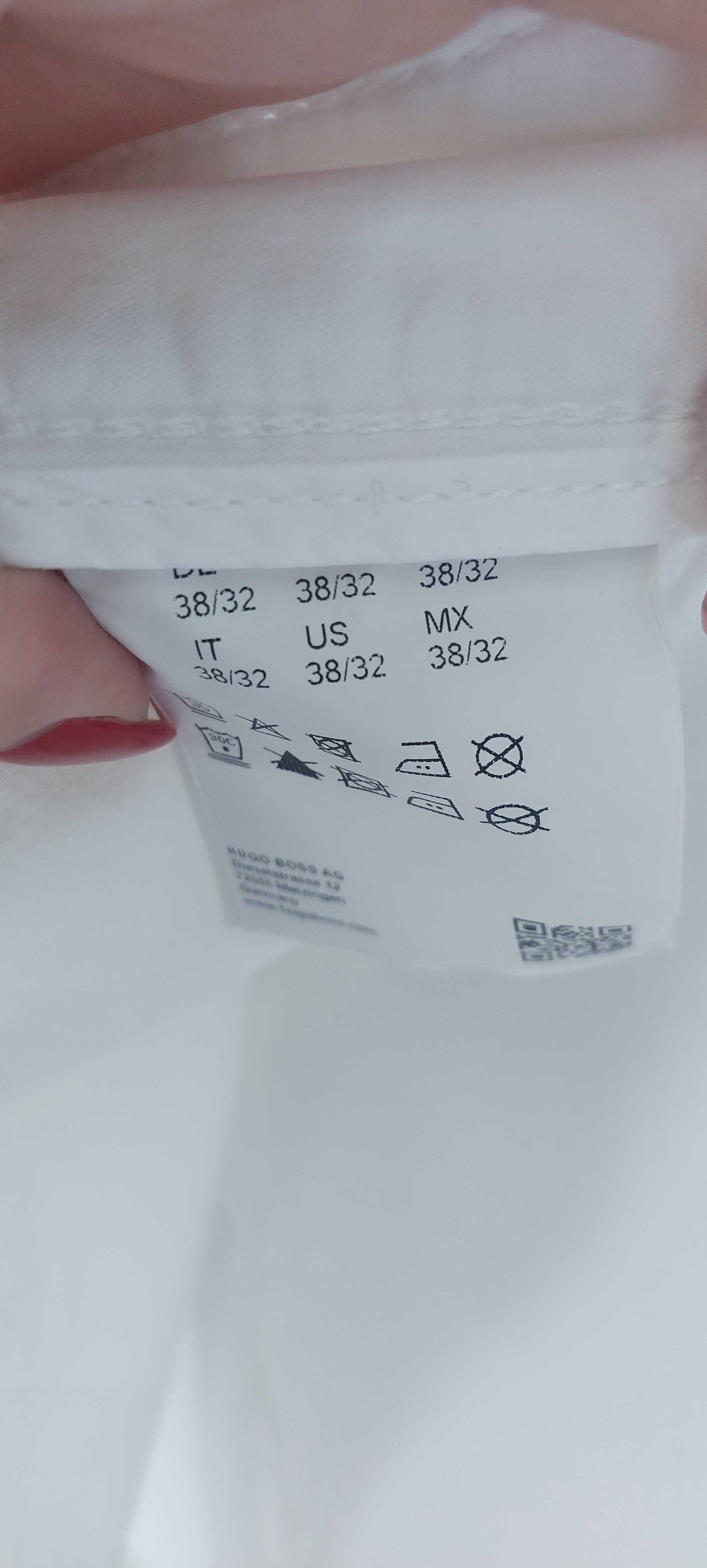 Spodnie Męskie HUGO BOSS BIAŁE 38/32
