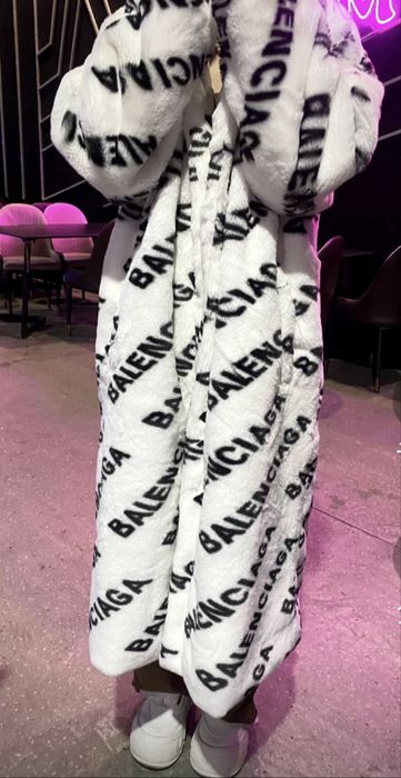 Тренч  Balenciaga принт