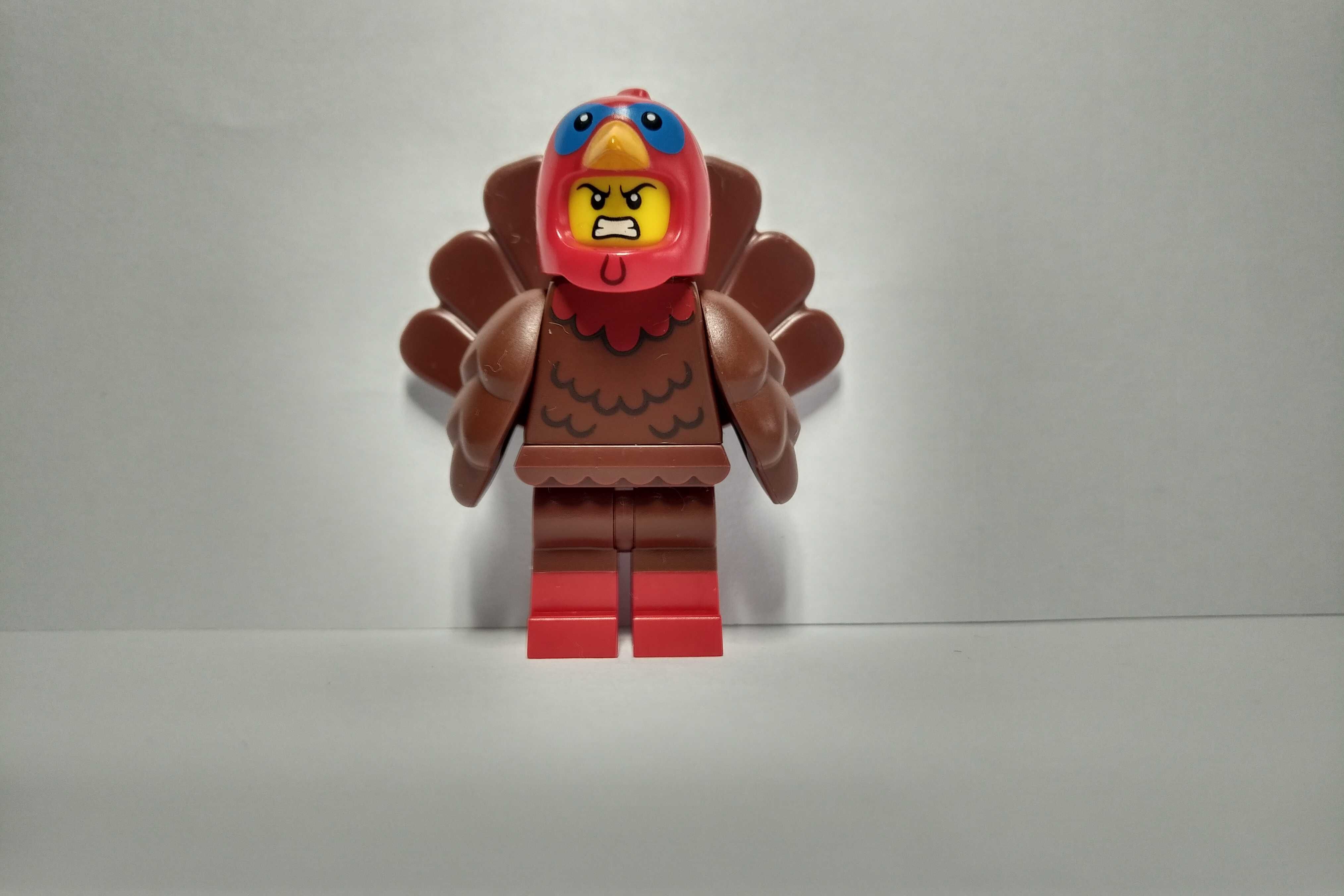 Lego CMF figurka col406 Turkey Costume, Indyk