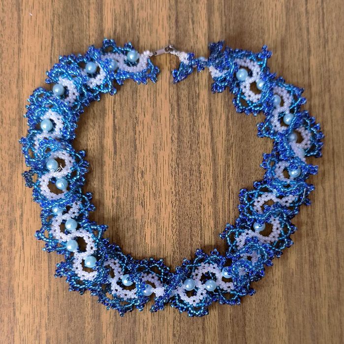 Унікальне намисто з бісеру, ручна робота