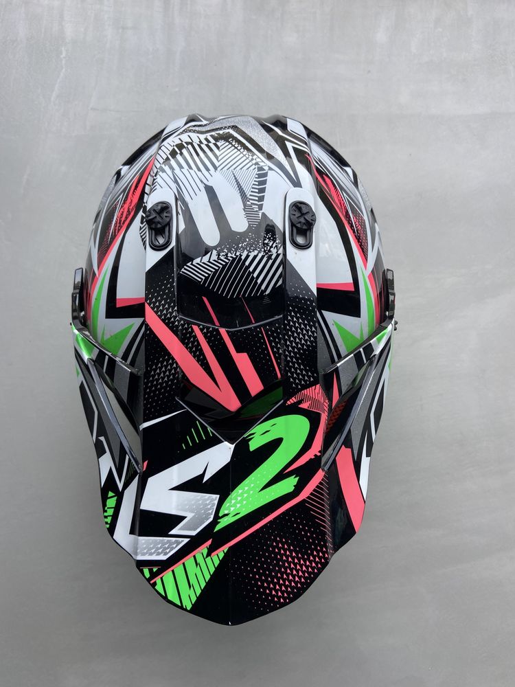 Capacete Motocross Kids L 56 como Novo