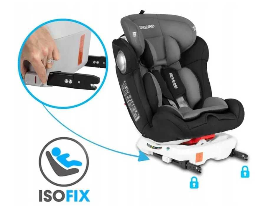 Fotelik samochodowy Spinway Pro 0-36 kg Ricokids Isofix 360 obrotowy