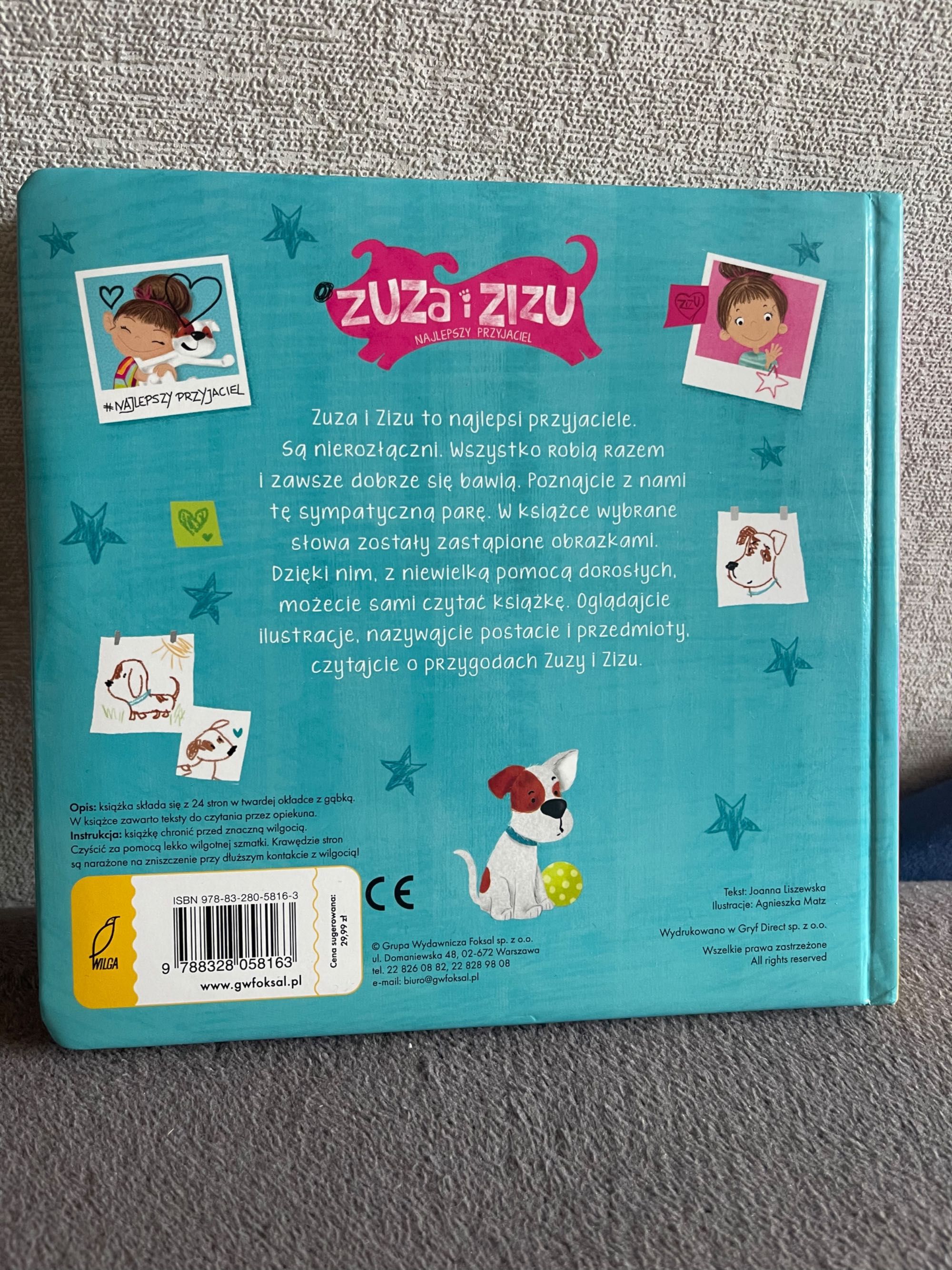 Książka Zuza i Zizu Najlepszy przyjaciel