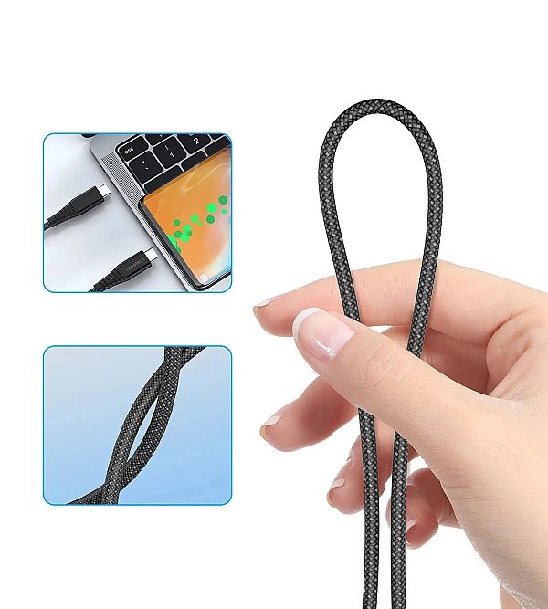 Kabel Choetech XCC-1051 magnetyczny USB-C / USB-C PD 3.1/240W 1.8m - c