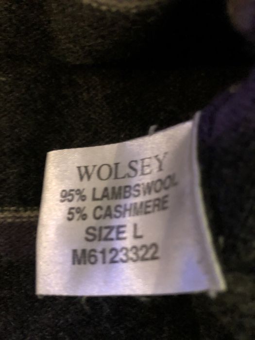 Welniany sweterek w paski meski