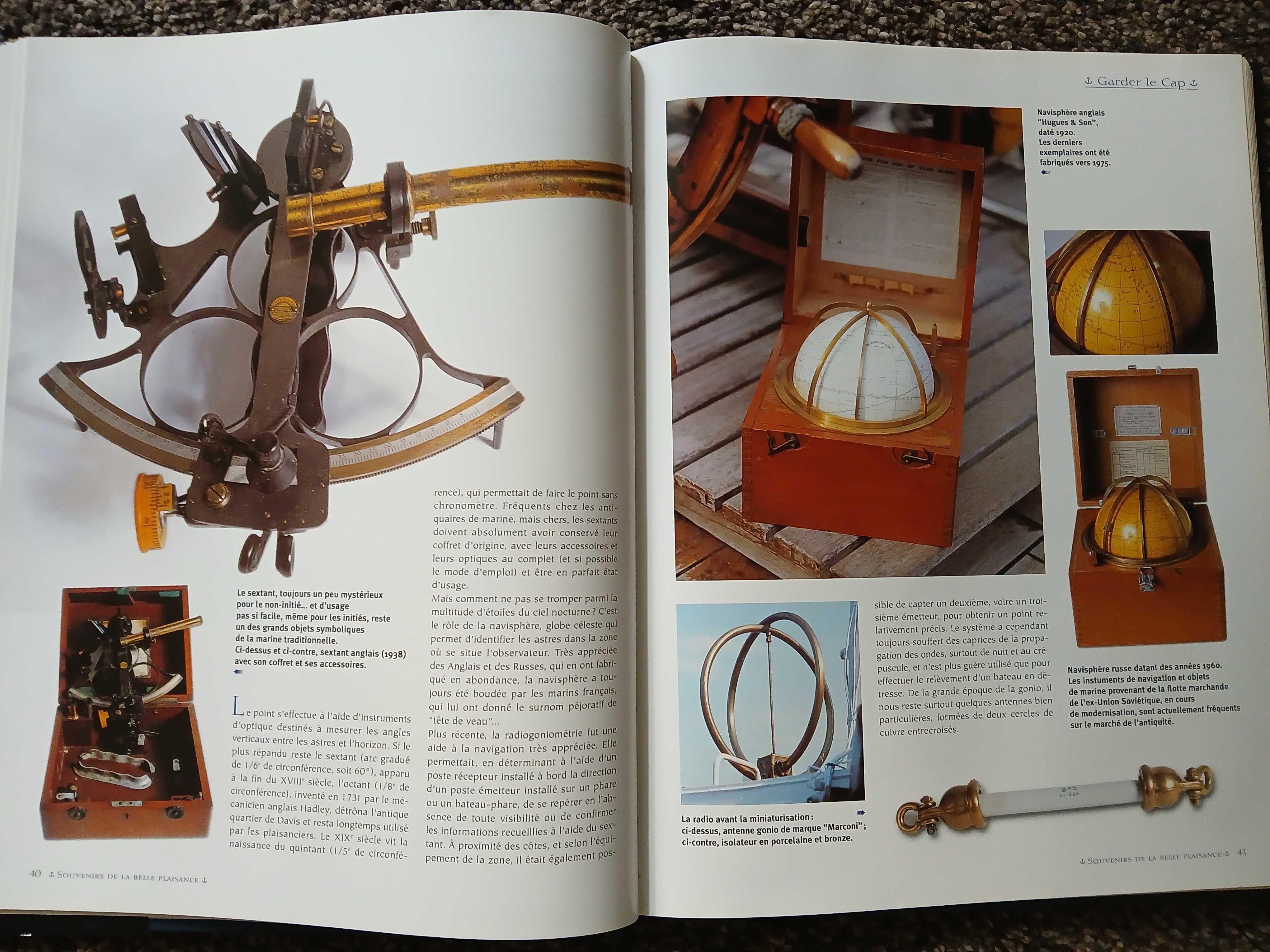 Barcos - aparelhamento - Livro "Souvenirs de la Belle Plaisance"