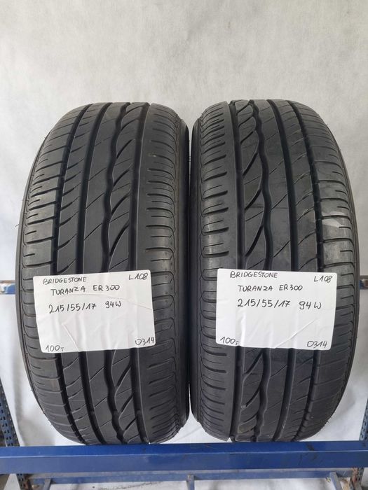 Bridgestone Turanza ER300 215/55/17 94W 2014 rok