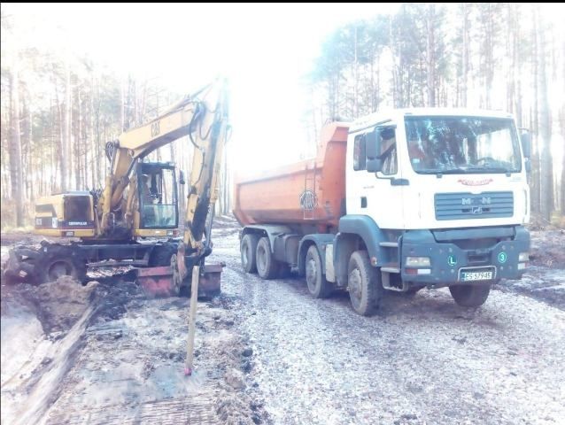 Roboty ziemne,koparki.Skierniewice.