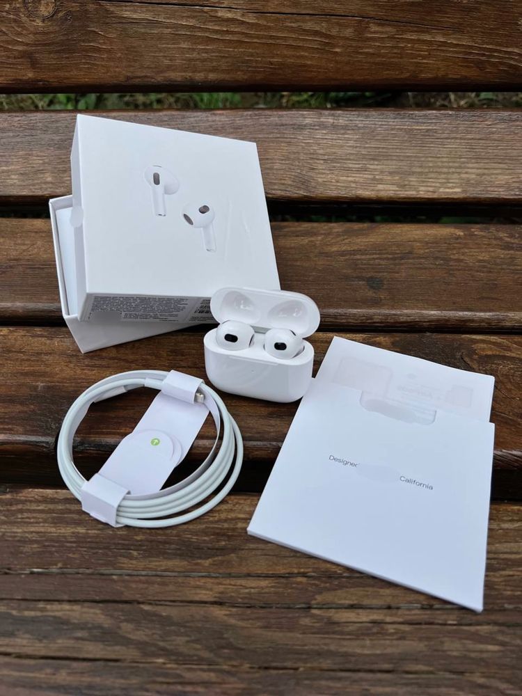 опт дроп AirPods 3 Gen 1в1 Преміум, iOS18, чохол у подарунок